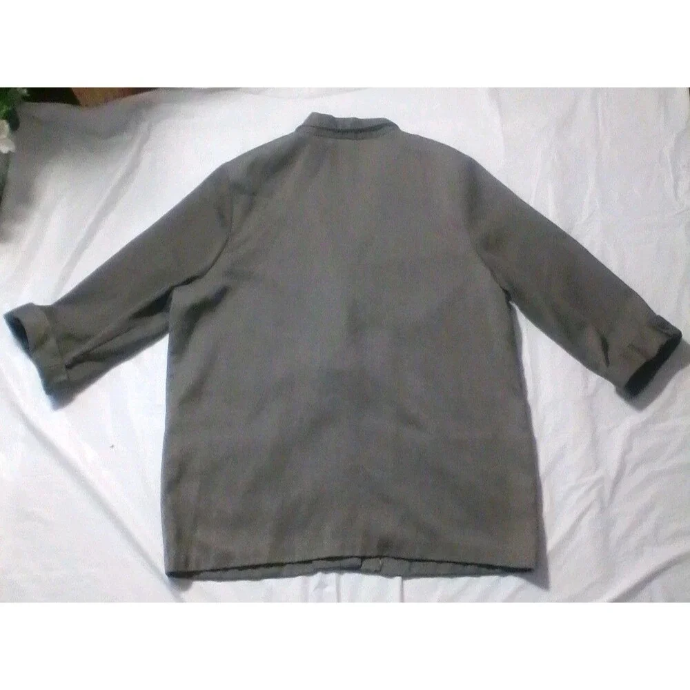 Kenneth Mitchell Blazer Size 38 Gray Women's One Button Jacket Adult Preppy Coat